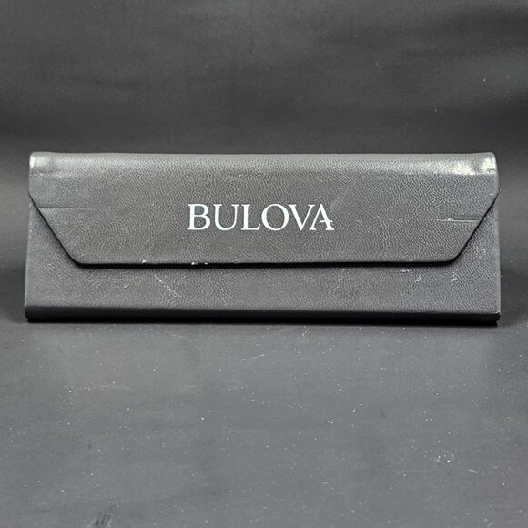 Foldable Bulova Case for Eye Wear Eye Glasses Sun Glasses - Picture 1 of 12